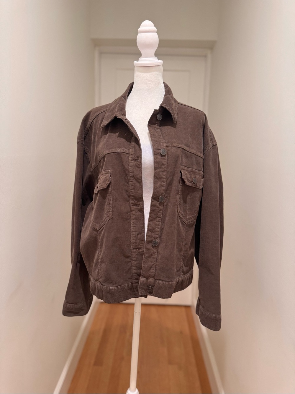 The Row womens Dark Brown Corduroy Jacket - Picture 2 of 7